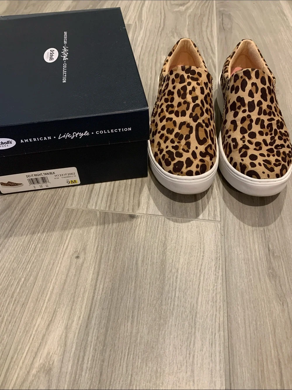 Dr. Scholl's Women's Slip-On Leopard Print Sneakers - Brown/Black